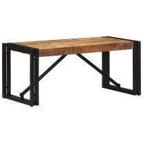  Salontafel 80x40x35 cm massief ruw mangohout