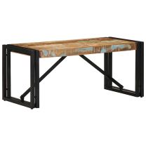  Salontafel 80x40x35 cm massief gerecycled hout meerkleurig