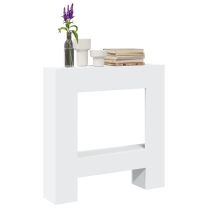  Haardombouw 81x18x82 cm bewerkt hout wit