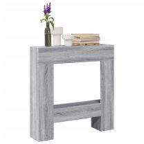  Haardombouw 81x18x82 cm bewerkt hout grijs sonoma eikenkleur