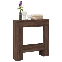  Haardombouw 81x18x82 cm bewerkt hout bruin eikenkleurig
