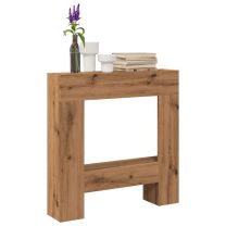  Haardombouw 81x18x82 cm bewerkt hout artisanaal eikenkleurig