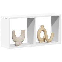  Wandkast 60x16x30 cm bewerkt hout wit