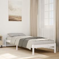  Bedframe extra lang zonder matras grenenhout wit 80x220 cm