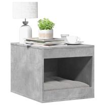  Kattenbakkast 47x59x42 cm bewerkt hout betongrijs