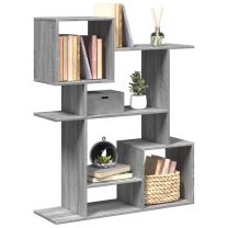  Kamerscherm / boekenkast 92x29x112 cm hout grijs sonoma