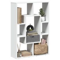  Boekenkast 63x20x90 cm bewerkt hout wit