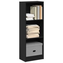  Boekenkast 40x24x109 cm bewerkt hout zwart