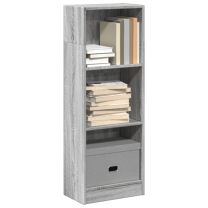  Boekenkast 40x24x109 cm bewerkt hout grijs sonoma eikenkleurig