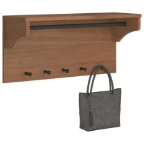  Wandkapstok SANDNES 87x30x42 cm massief grenenhout