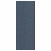  Deurmat 115x300 cm blauw
