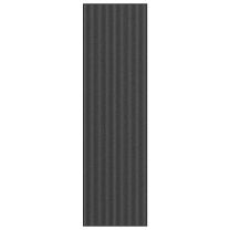  Deurmat 115x400 cm gestreept 115x400 cm zwart en grijs