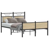 Bedframe zonder matras hout sonoma eikenkleurig 120x200 cm