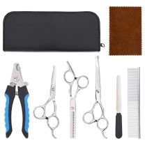  6-delige Hondentrimset roestvrij staal