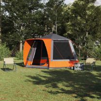 Tent Grijs en oranje Large Polyester
