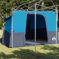  Tent met dak Anders Blauw en Zwart