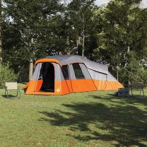  Tent Grijs en oranje Large Polyester
