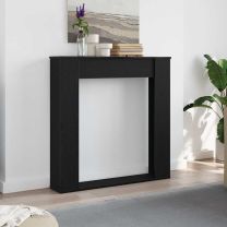  Haardombouw Zwarte Eiken 100x20x100 cm Technisch Hout