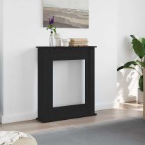  Haardombouw Zwarte Eiken 75x20x87,5 cm Engineered Wood