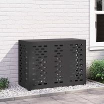  Airconditioner hoes Zwart 110 x 50 x 80 cm Staal