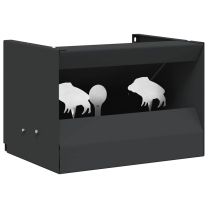  Kogel Trap Box Zwart 29 x 22 x 20 cm Staal