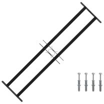  Raam Rooster Zwart 115 x 30 cm Gepoedercoat staal