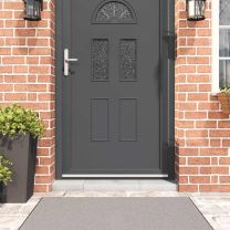 Zelfklevende Deurborstels 6 pcs Wit 100 cm Aluminium Legering