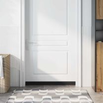  Zelfklevende Deurborstels 12 pcs Wit 100 cm Aluminium Legering