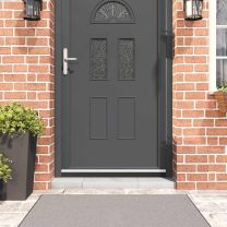  Schroefbare Deurborstelafsluitingen 2 pcs Wit 100 cm