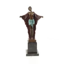 A BRONZE SCULPTURE CALLED SPRING AWAKENING