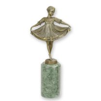 A BRONZE SCULPTURE CALLED LILLI