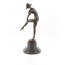 A BRONZE SCULPTURE CALLED "HARLEQUINADE"