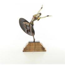 A COLD PAINTED BRONZE SCULPTURE CALLED "ALMÉRIA"
