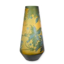 Camee glazen vaas 'ballon bloemen'