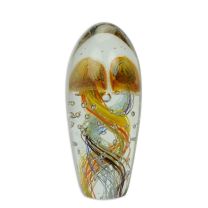 A MURANO STYLE GLASS JELLYFISH SCULPTURE