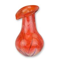 A MURANO STYLE GLASS VASE