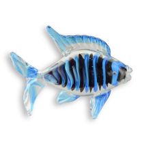 A MURANO STYLE GLASS FIGURINE OF A FISH