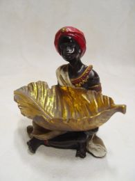 A RESIN VASSAL SOAP HOLDER