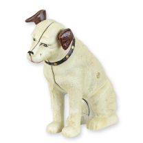 Gietijzeren nipper honden spaarpot