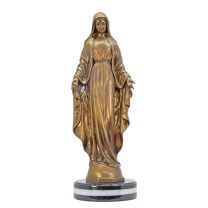 A BRONZE SCULPTURE OF MARY