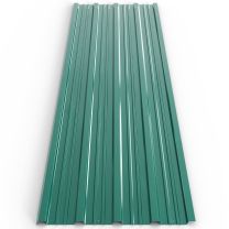 Metalen profielplaten voor dak of wandmontage groen , set 12 stuks