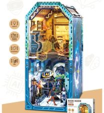 PlayfulMario AI World Boekensteun DIY Houten Bouwpakket Volwassenen 263 Onderdelen Modelbouw