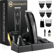 ShaveMate 5-in-1 Draadloze Baardtrimmer Bodygroomer mannen Waterproof