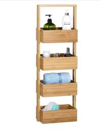 Badkamerrek Bamboe 88x16x28cm