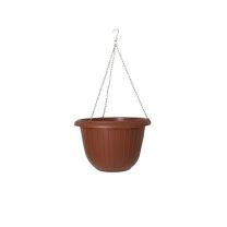 HANGENDE PLANTENBAK BLOEMPOT MET KETTING diameter 25cm
