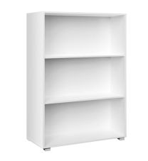 Boekenkast Vela Wit met 3 opbergvakken