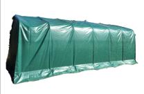 CARPORT 3,30 X 4,80M PVC GROEN
