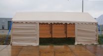 Opslagtent Classic PVC 4x8 meter Beige