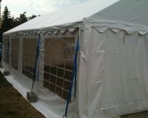 Classic Plus Partytent PVC 5x10x2 mtr in Grijs