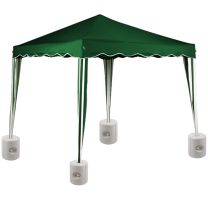 Partytent verzwaringsset van 4 stuks, kleur wit